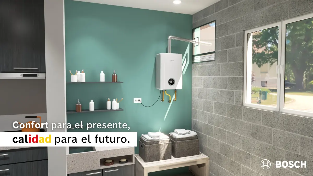 Calentador De Paso Tiro Forzado 21 Lt Bosch Therm 5600 F - Imagen 2